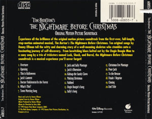 Danny Elfman : Tim Burton's The Nightmare Before Christmas (Original Motion Picture Soundtrack) (CD, Album)