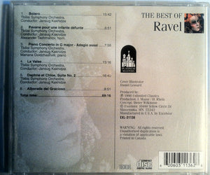 Maurice Ravel, Tbilisi Symphony Orchestra : The Great Classics: The Best Of Ravel (CD, Album, Comp)