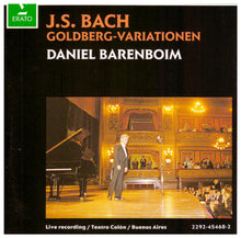 Load image into Gallery viewer, J.S. Bach* – Daniel Barenboim : Goldberg-Variationen (2xCD, Album)
