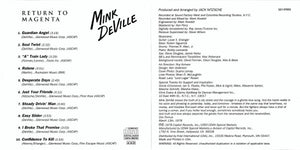 Mink DeVille : Return To Magenta (CD, Album, RE)