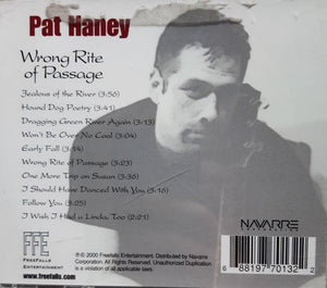 Pat Haney : Wrong Rite Of Passage (CD, Album)