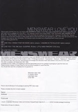 Load image into Gallery viewer, Menswear : We Love You (CD, Single, CD2)
