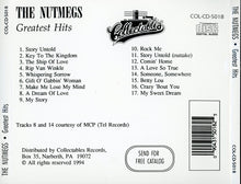 Load image into Gallery viewer, The Nutmegs : Greatest Hits (CD, Comp)
