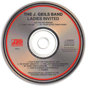 The J. Geils Band : Ladies Invited (CD, Album)
