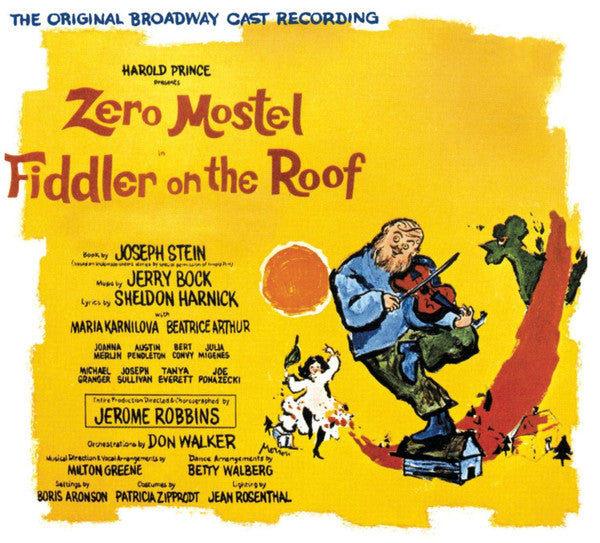 Original Broadway Cast* : Fiddler On The Roof (CD, Album, Club, RE)