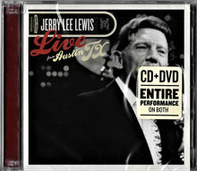 Load image into Gallery viewer, Jerry Lee Lewis : Live From Austin TX (CD, Album + DVD-V)
