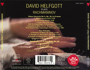 David Helfgott : David Helfgott Plays Rachmaninov - Piano Concerto No. 3, Four Preludes, Sonata No. 2 (CD, Album)