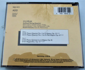 Dvořák*, Firkusny*, Juilliard String Quartet : The 2 Piano Quartets / Piano Quintet / Bagatelles (2xCD, Comp)