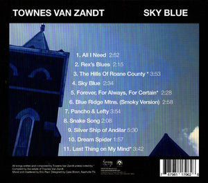 Townes Van Zandt : Sky Blue (CD, Album)