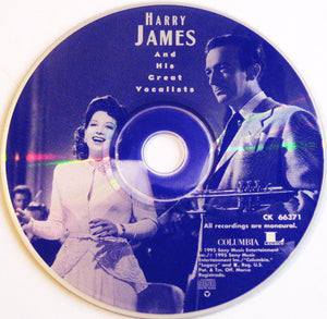 Harry James (2) : Harry James And His Great Vocalists (CD, Comp)