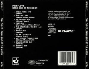 Pink Floyd : Dark Side Of The Moon (CD, Album, RE, RM, Gol)