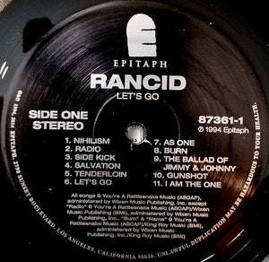 Rancid : Let's Go (LP, Album, RE)