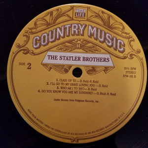 The Statler Brothers : Country Music (LP, Comp, Bar)