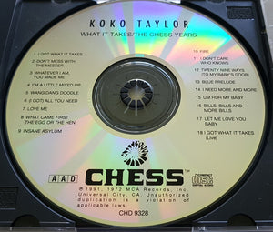 Koko Taylor : What It Takes / The Chess Years (CD, Comp, RM)