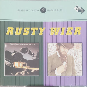 Rusty Wier : Black Hat Saloon / Stacked Deck (CD, Comp)
