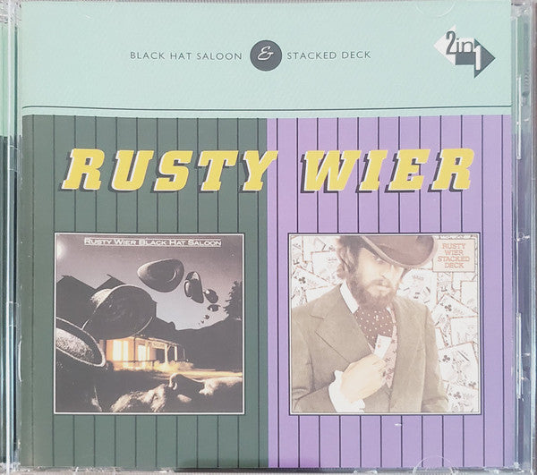 Rusty Wier : Black Hat Saloon / Stacked Deck (CD, Comp)