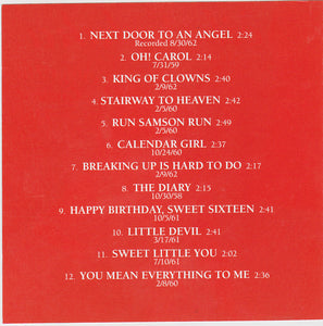 Neil Sedaka : Sings His Greatest Hits (CD, Comp, RM)