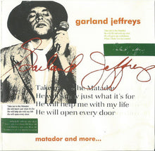 Load image into Gallery viewer, Garland Jeffreys : Matador And More... (CD, Comp)
