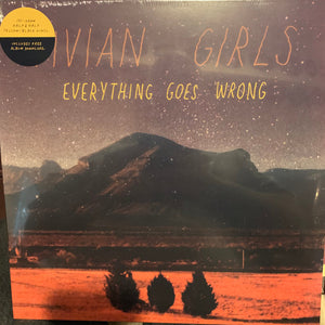 Vivian Girls : Everything Goes Wrong (LP, Album, Ltd, RE, Yel)