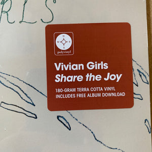 Vivian Girls : Share The Joy (LP, RP, Bro)