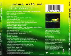 Puff Daddy Featuring Jimmy Page : Come With Me (CD, Single)