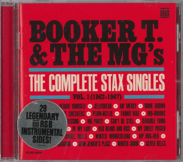 Booker T. & The MG's* - The Complete Stax Singles, Vol. 1 (1962-1967) (CD,  Comp, Mono)