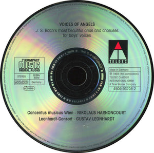 Johann Sebastian Bach, Harnoncourt* • Leonhardt* : Voices Of Angels - J. S. Bach's Most Beautiful Arias And Choruses For Boy's Voices (CD, Comp)
