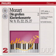 Load image into Gallery viewer, Mozart* - Alfred Brendel, Academy Of St. Martin in the Fields*, Sir Neville Marriner : The Great Piano Concertos, Vol. 2: Nos. 9, 15, 22, 15, 27 (2xCD, Comp, RM)
