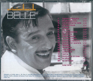 Fred Buscaglione : Tutto Buscaglione: 1. Criminalmente Belle (CD, Comp)