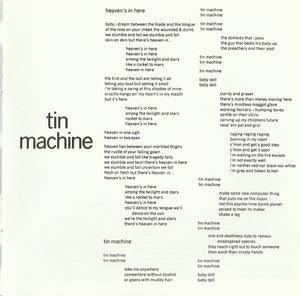 Tin Machine : Tin Machine (CD, Album, RE)