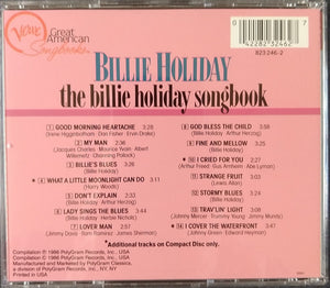 Billie Holiday : The Billie Holiday Songbook (CD, Album, Comp)
