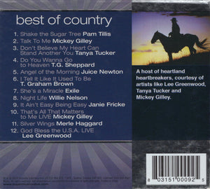 Various : Best Of Country (CD, Comp)