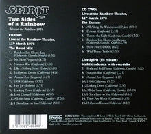 Load image into Gallery viewer, Spirit (8) : Two Sides Of A Rainbow (2xCD, Album, RM, Tri)
