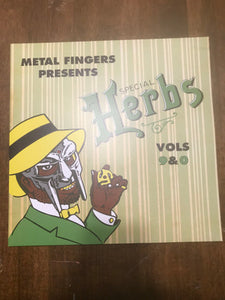Metal Fingers : Special Herbs Vols 9&0 (2xLP, Comp, RE)