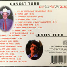 Load image into Gallery viewer, Ernest Tubb, Justin Tubb : Just You And Me Daddy (CD, Album)
