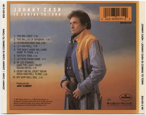 Johnny Cash : Johnny Cash Is Coming To Town (CD)