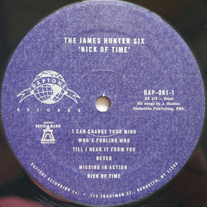 The James Hunter Six : Nick Of Time (LP, Album, Mono)