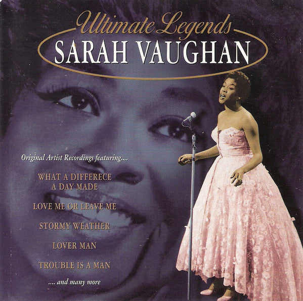 Sarah Vaughan : Ultimate Legends  (CD, Comp)