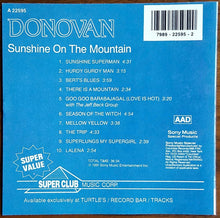 Load image into Gallery viewer, Donovan : Sunshine On The Mountain (CD, Comp)
