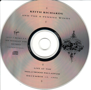 Keith Richards And The X-Pensive Winos : Live At The Hollywood Palladium (CD, Album)