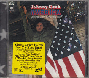 Johnny Cash : America -  A 200-Year Salute In Story And Song (CD, Album, RP)