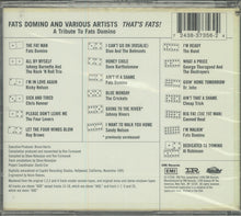 Load image into Gallery viewer, Various : That&#39;s Fats! - A Tribute To Fats Domino (CD, Comp)
