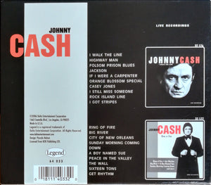 Johnny Cash : Live Recordings (2xCD, RE)