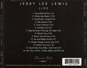 Jerry Lee Lewis : Live - Forever Gold (CD, Album)