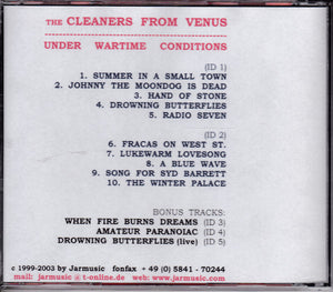 The Cleaners From Venus* : Under Wartime  Conditions (CDr, Album, RE)