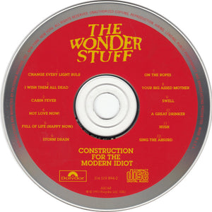 The Wonder Stuff : Construction For The Modern Idiot (CD, Album)