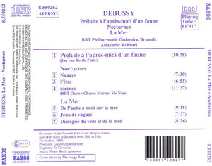 Debussy* - BRT Philharmonic Orchestra, Brussels*, Alexander Rahbari : Prélude À L'après-Midi D'un Faune / Nocturnes / La Mer (CD, Album, RE)