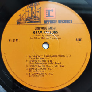 Gram Parsons : Grievous Angel (LP, Album, RE, 180)