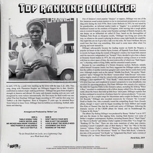 Dillinger : Top Ranking Dillinger  (LP, Album, RP)