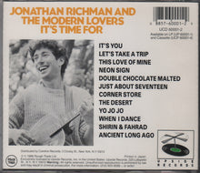 Load image into Gallery viewer, Jonathan Richman &amp; The Modern Lovers : It&#39;s Time For (CD, Album)
